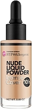 Bell HYPOAllergenic Nude Liquid Powder Intense Cover Hypoalergiczny puder matujący w płynie