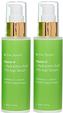 Zestaw serum do twarzy Dr. Eve_Ryouth Vitamin D + Hyaluronic Acid Pro-Age (serum/2x60ml)