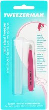 Pęseta do brwi 1248-FPR Tweezerman Mini Slant Tweezer Flamingo Pink