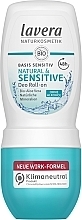 Dezodorant w rolce dla skóry wrażliwej Lavera Basis Natural & Sensitive Deodorant 48H Roll-On