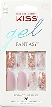 Zestaw sztucznych paznokci z klejem, L Kiss Glam Fantasy Nails Dreams