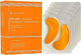 Nawilżające płatki pod oczy Dr. Eve_Ryouth 24K Gold + Antioxidant Hydrating Eye Treatments Pads