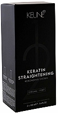 Keratyna w kremie do włosów Keune Keratin Straightening Rebonding System Strong