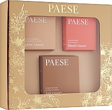 Zestaw Paese Kiss My Cheeks (Warm) (blush/ 4g + bronzer/12g + highlighter/4g)