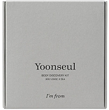 Zestaw miniatur I'm From Body Discovery Kit Yoonseul (b/lot/30g + b/scr/wash/30g)