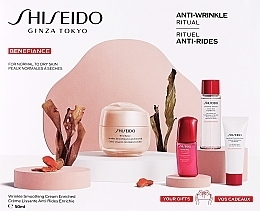 Shiseido Benefiance Enriched Value Set (f/cr/50ml + foam/15ml + f/lot/30ml + conc/10ml) Zestaw