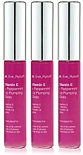 Zestaw błyszczyków Dr. Eve_Ryouth Vitamin E And Peppermint Lip Plumps (lip/gloss/3 x 8ml)