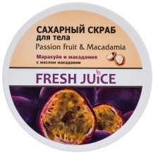 Scrub do ciała Marakuja i orzech makadamia Fresh Juice Passion Fruit & Macadamia