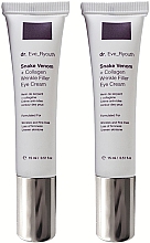 Zestaw Krem na okolice oczu Dr. Eve_Ryouth Snake Venom + Collagen Wrinkle Filler Eye Cream (eye/cr/2 x 15 ml)