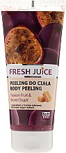 Peeling do ciała Marakuja i brązowy cukier Fresh Juice Passion Fruit & Brown Sugar