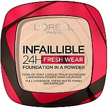 L'Oreal Paris lnfallible Fresh Wear Foundation in a Powder Kompaktowy podkład w pudrze do twarzy