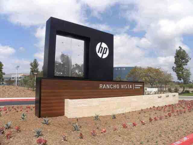 HP Light Box Monument Sign