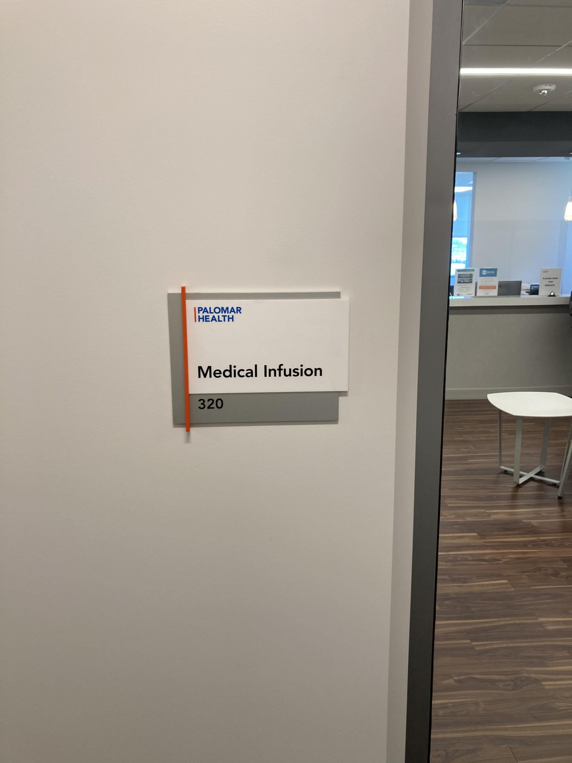 Palomar Health office signage by Integrated Signs