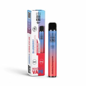 Aroma King Disposable engangs Vape Kit zero nicotine-Blueberry-Pomegranate