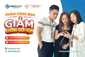 Ưu đãi khám sức khỏe lái xe, khám sức khỏe đi học, đi làm