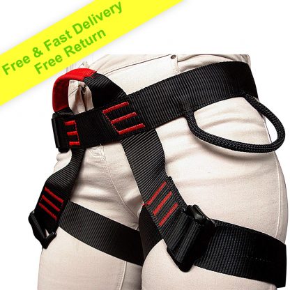 Rock Climbing Harness with Lanyard 1