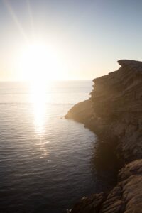 Rocky Shore Sunset