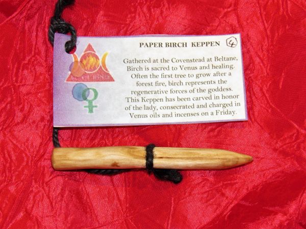 Birch Keppen With Flattened sides 4 | Pagan Supplies | Artes and Craft