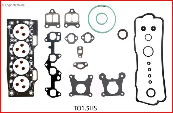 Full Gasket Set (Enginetech TO1.5K-1) 87-94