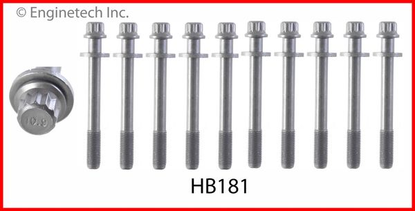 Head Bolt Set (EngineTech HB181) 93-11