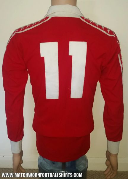 1978 CREWE ALEXANDRA MATCH WORN HOME SHIRT #11