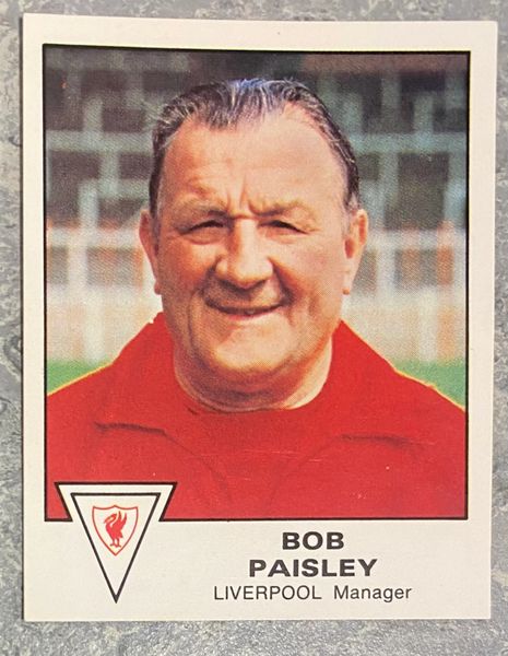 1980 ORIGINAL UNUSED PANINI FOOTBALL 80 STICKER BOB PAISLEY LIVERPOOL 190