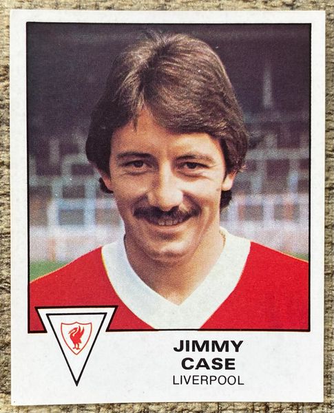 1980 ORIGINAL UNUSED PANINI FOOTBALL 80 STICKER JIMMY CASE LIVERPOOL 199