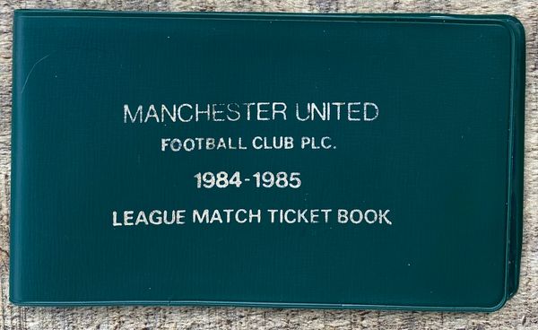 1984/85 ORIGINAL DIVISION ONE SEASON TICKET MANCHESTER UNITED