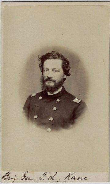 Rare CDV of Gettysburg Bucktail Commander Thomas Leiper Kane