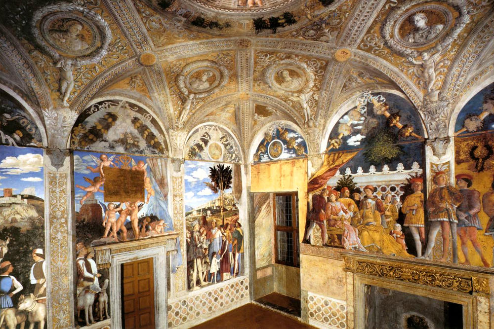 Andrea Mantegna, affresco della Camera degli Sposi / Foto: pinterest.com