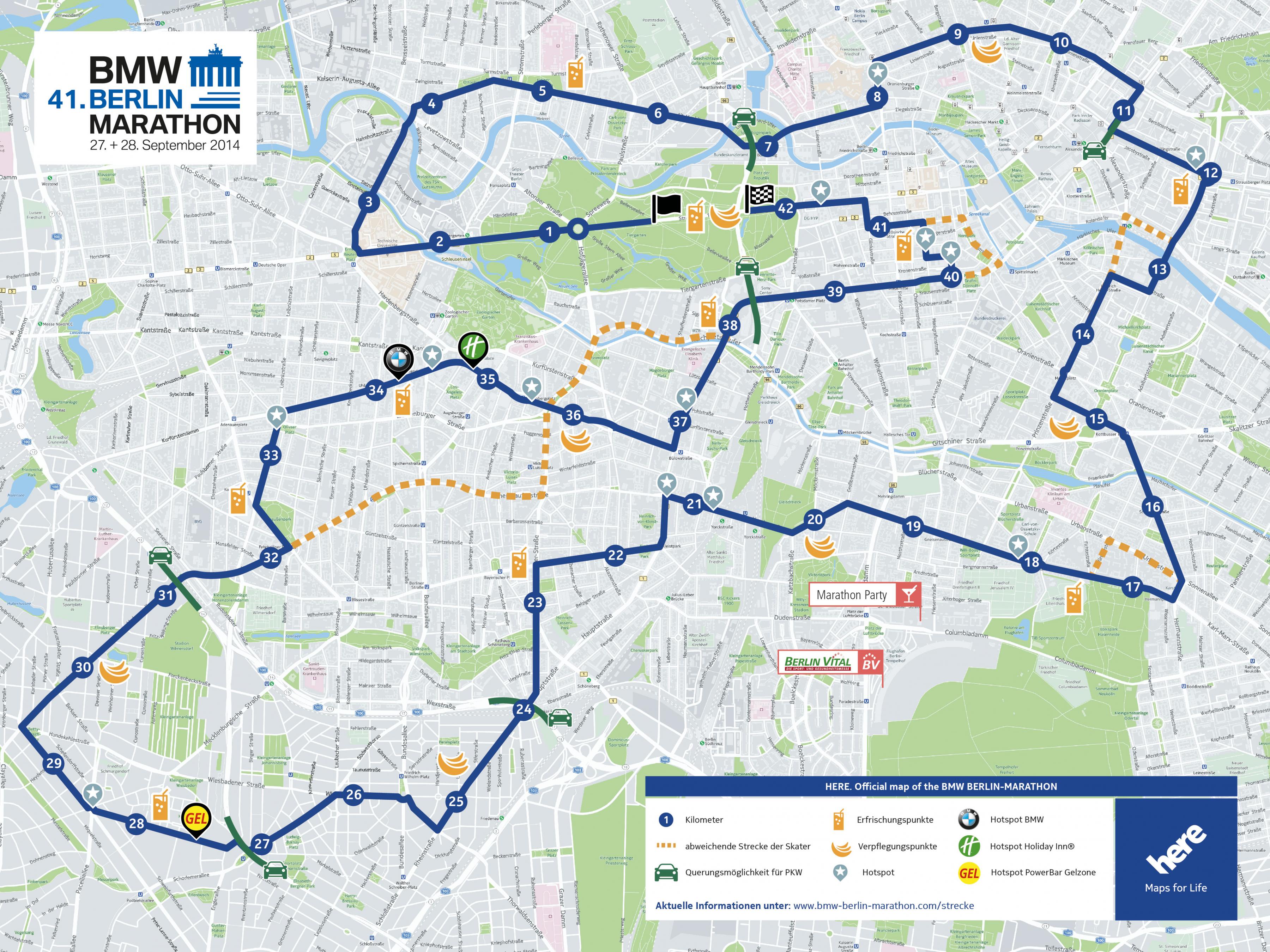 Berlin Marathon 2024 Streckensperrung Bari Mariel