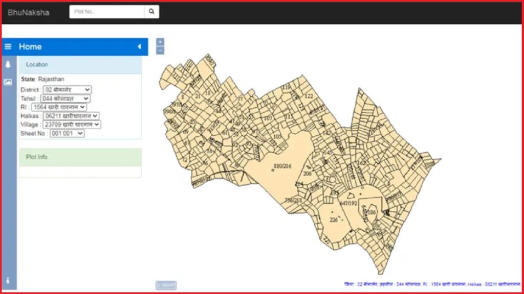 bhu naksha rajasthan