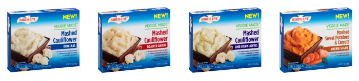 Birds Eye Veggie Made Mashed flavors