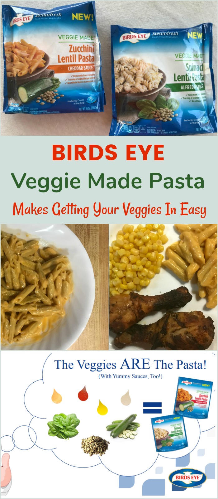 Birds Eye Veggie Made Pasta Makes Getting Your Veggies In Easy #SoVeggieGood #BirdsEyeVegetables