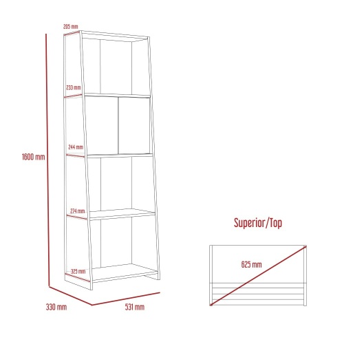 Dallas Bookcase with Doors