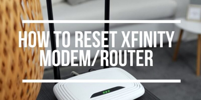 How to Reset Xfinity Router