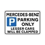 JAF Graphics. MERCEDES-BENZ Joke Parking sign