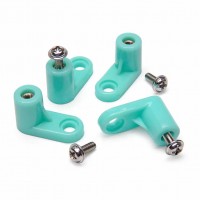 Screw in PCB feet blue (x4)