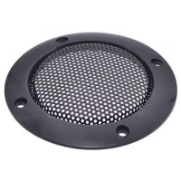 Grille de haut-parleur noire 65 mm