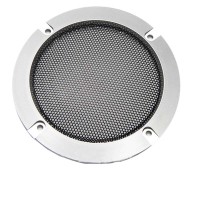 Grille de haut-parleur grise 95 mm