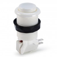 Bouton Suzo Happ Concave - Blanc