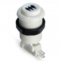 Suzo Happ Concave Pushbutton - White - Player 3