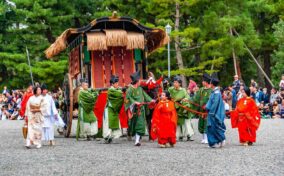 The Jidai Matsuri Festival is a traditional Japanese festival held annually on October 22 in Kyoto, Japan = Shutterstock