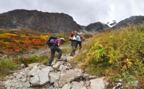 Sightseeing scenery that simply shows the weather in Nagano in Sptember1