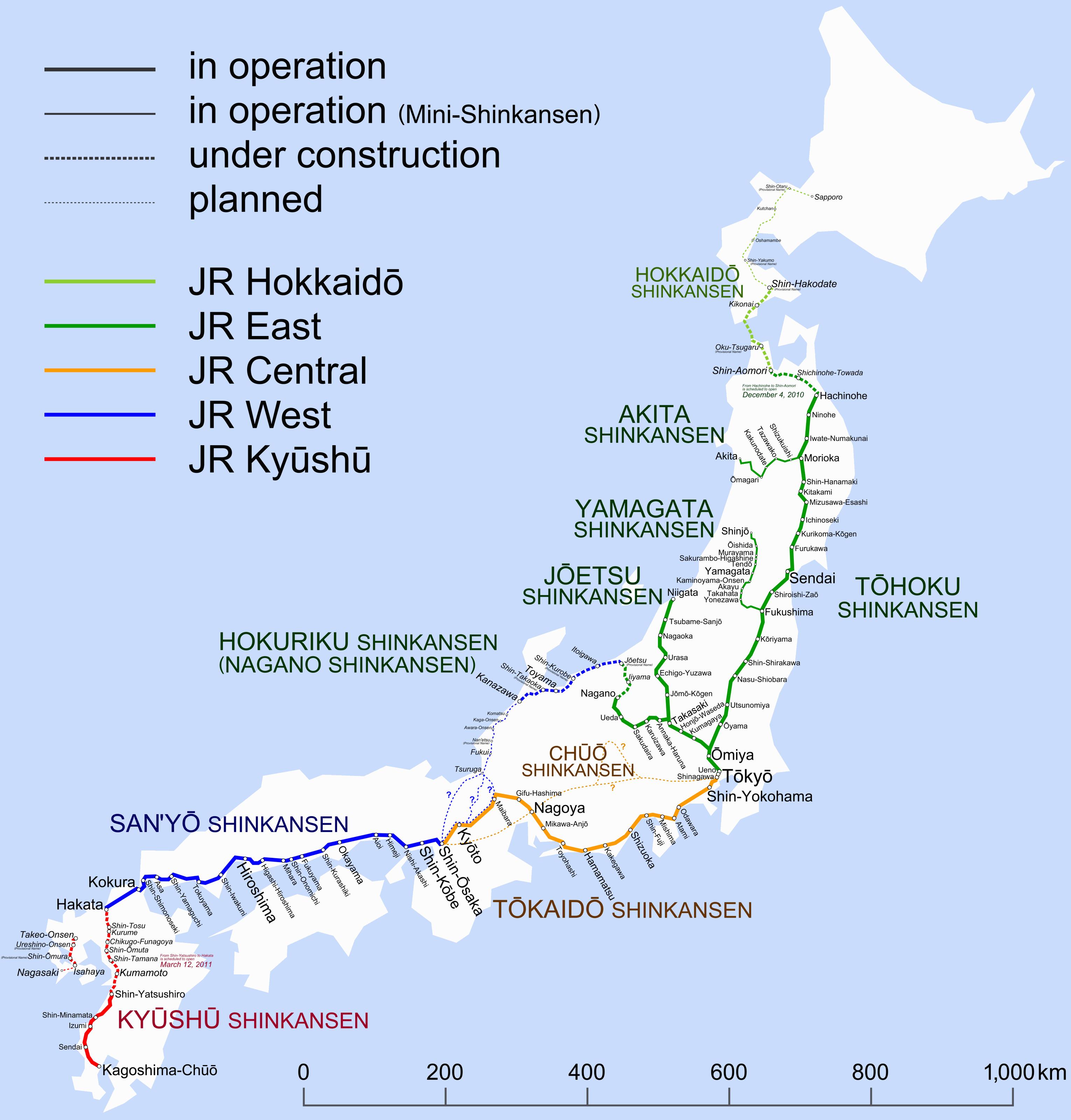 Map Of Japan Trains - Ronna Chrystel