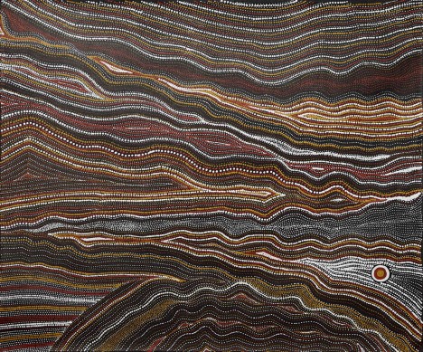 Ngalyipi Jukurrpa – Snake Vine Dreaming by Elsie Napanangka Granites