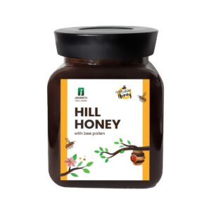 Hill Honey with Bee pollen – Wild Collection Honey (500gm)