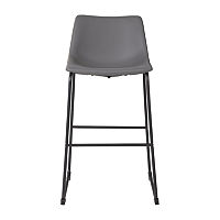 Signature Design by Ashley Collins 2-pc. Upholstered Bar Stool, One Size, Gray