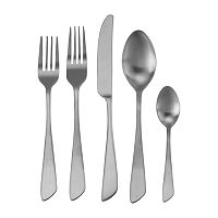 Megachef Gibbous 20-pc. 18/10 Stainless Steel Flatware Set, One Size, Silver