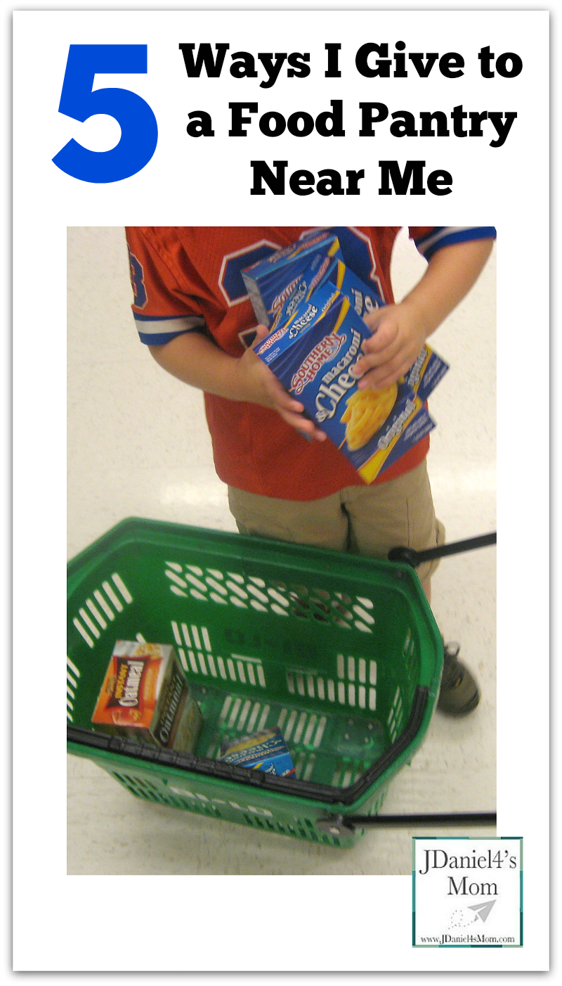 5 Ways I Give to a Food Pantry Near Me - My son and I have found several fun ways to gather food to donate to our local food pantry.